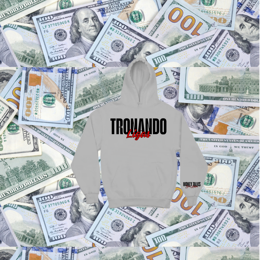 Grey Money Talks Hoodie