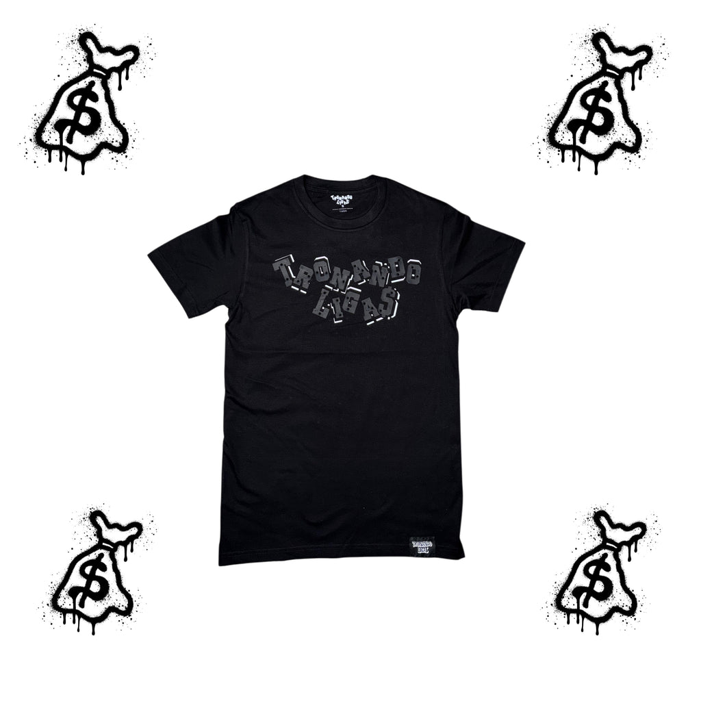 Black Blocked Shirt